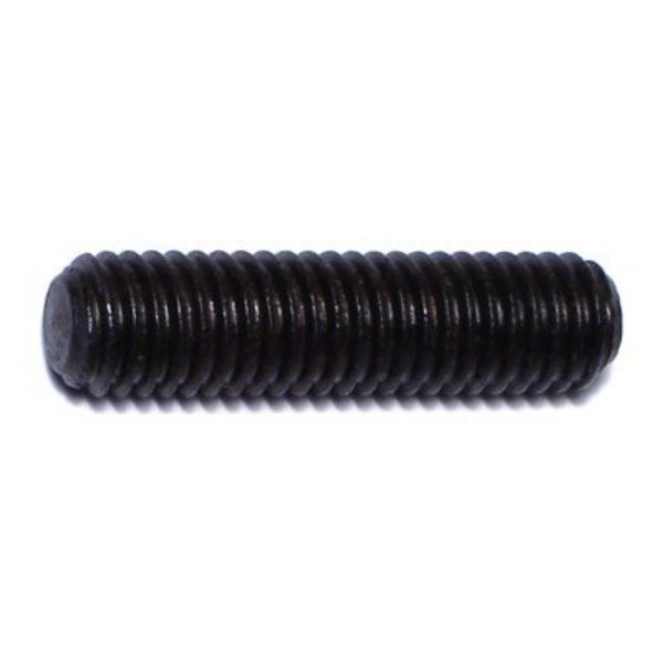 Midwest Fastener Double-End Threaded Stud, 8mm Thread to 31mm Thread, 31 mm, Steel, Plain, 5 PK 66445